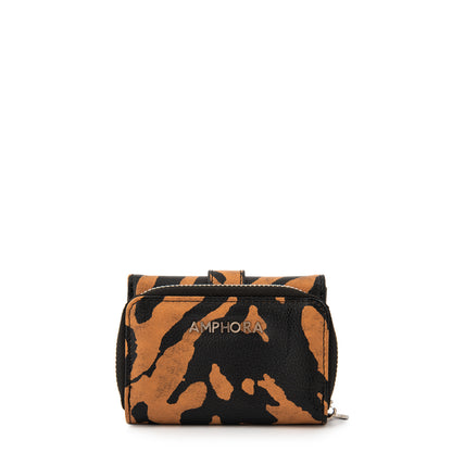 Billetera acordeon katrio pequeña camel