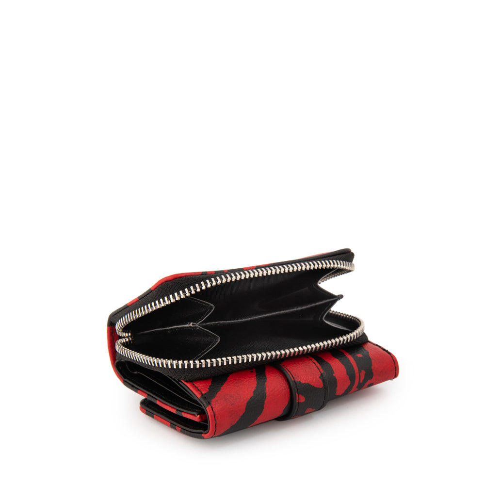 Billetera acordeon katrio pequeña rojo