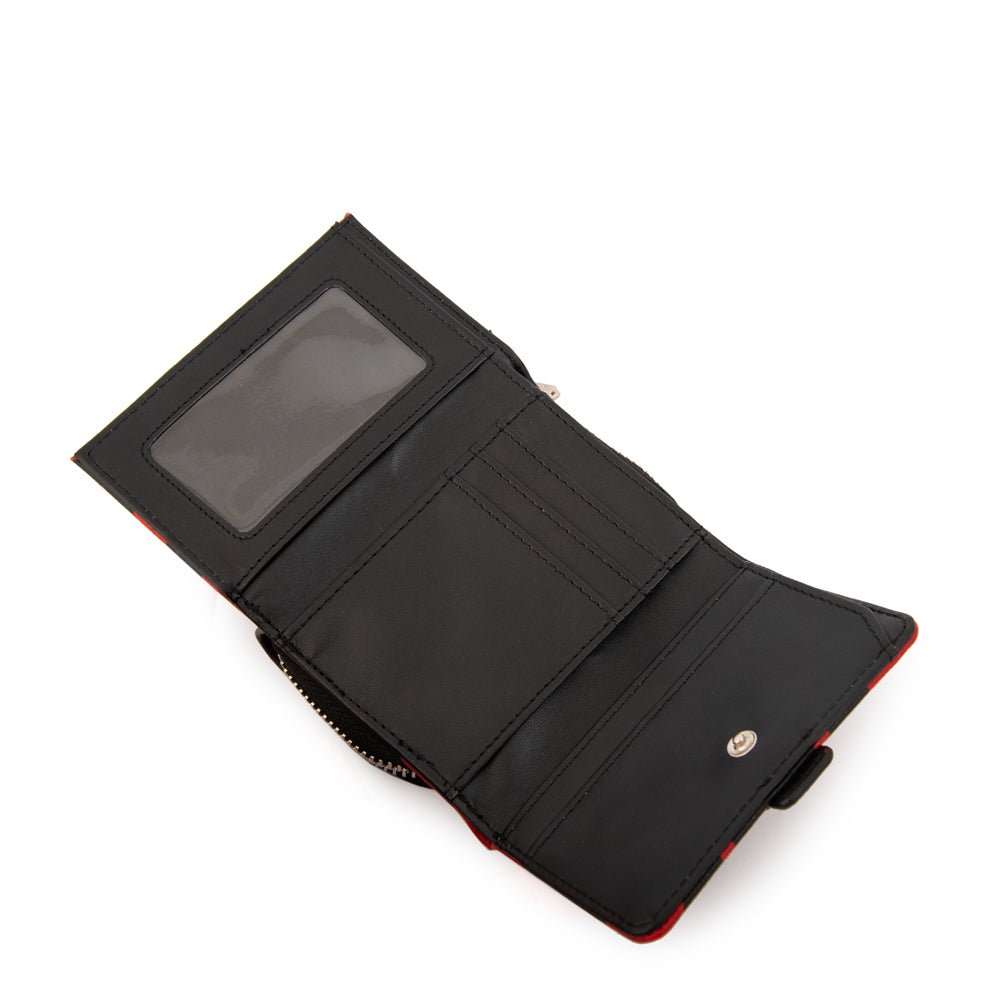 Billetera acordeon katrio pequeña rojo