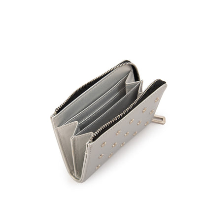 Billetera croma pequeña plateado