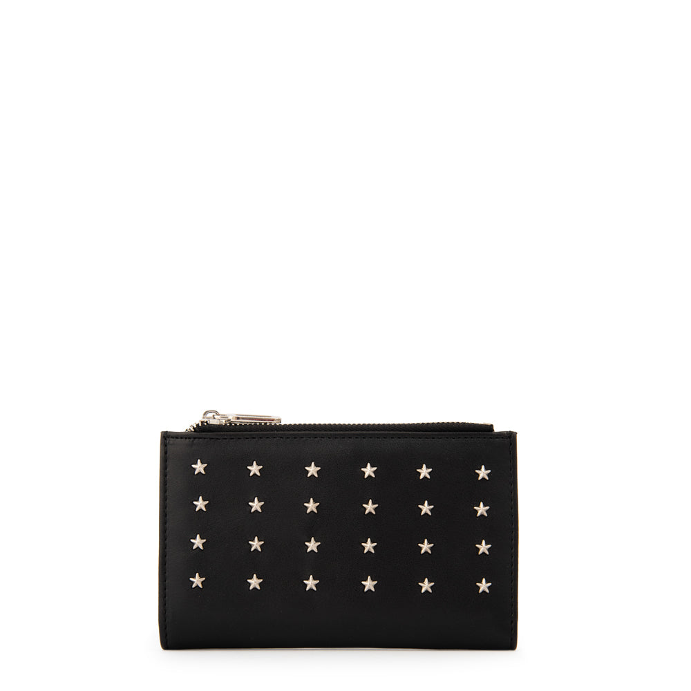 Billetera doble croma pequeña negro