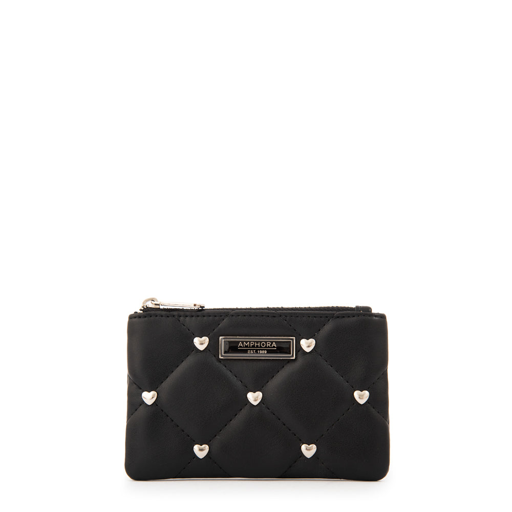 Monedero heder pequeña negro