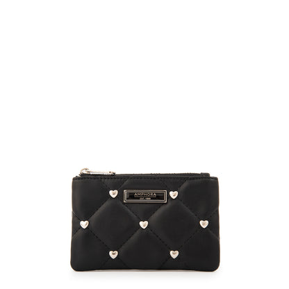 Monedero heder pequeña negro