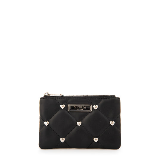 Monedero heder pequeña negro