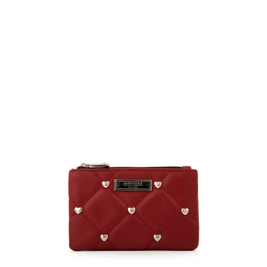 Monedero heder pequeña rojo