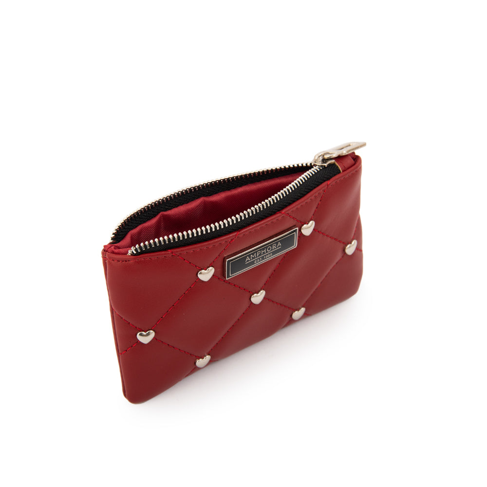 Monedero heder pequeña rojo
