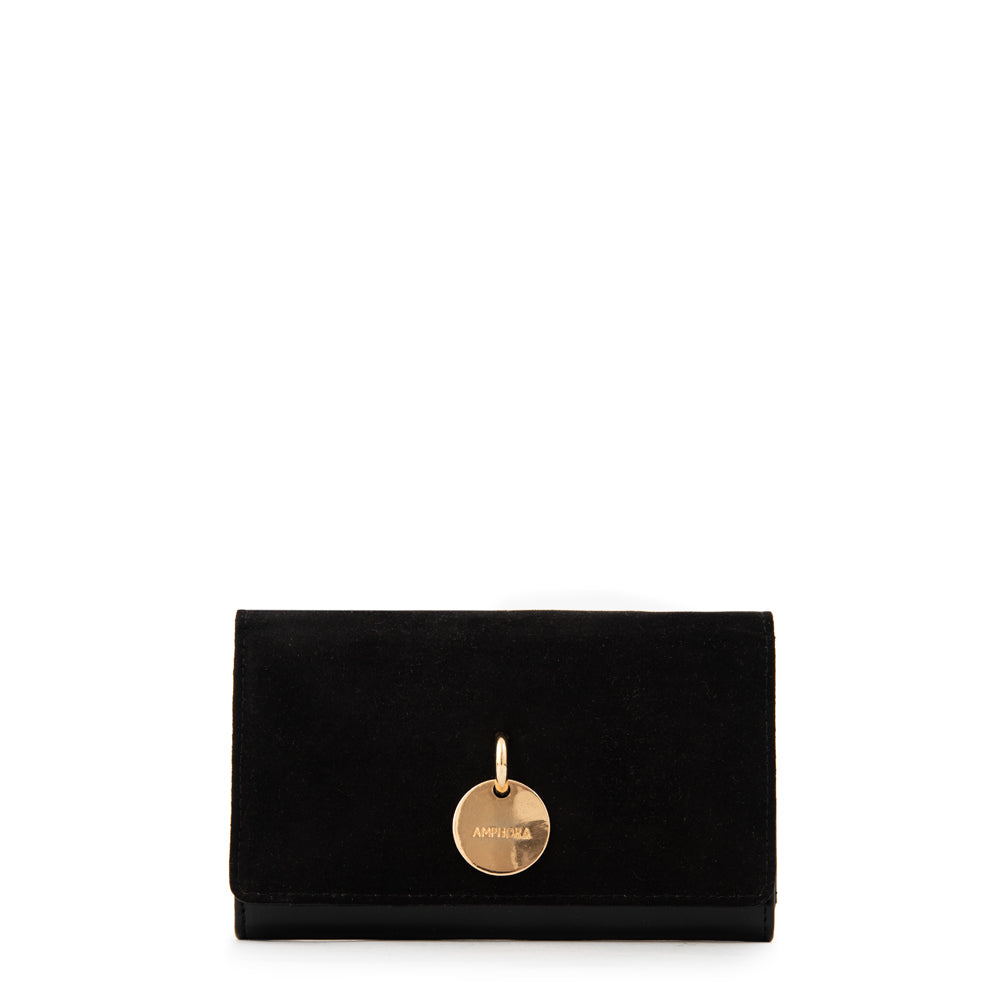 Billetera maggie mediana negro