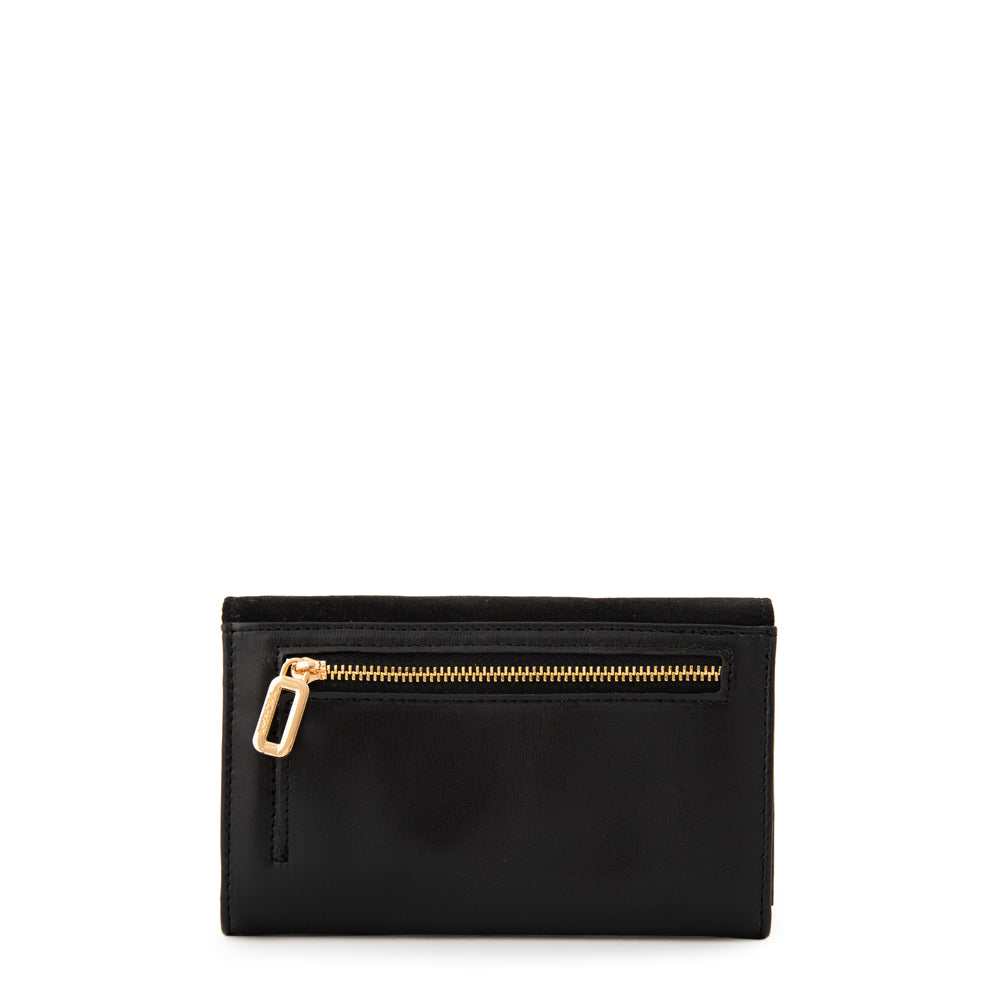 Billetera maggie mediana negro
