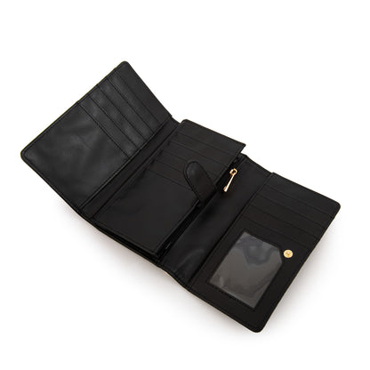 Billetera maggie mediana negro