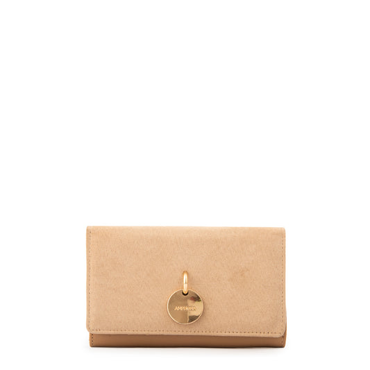 Billetera maggie mediana beige
