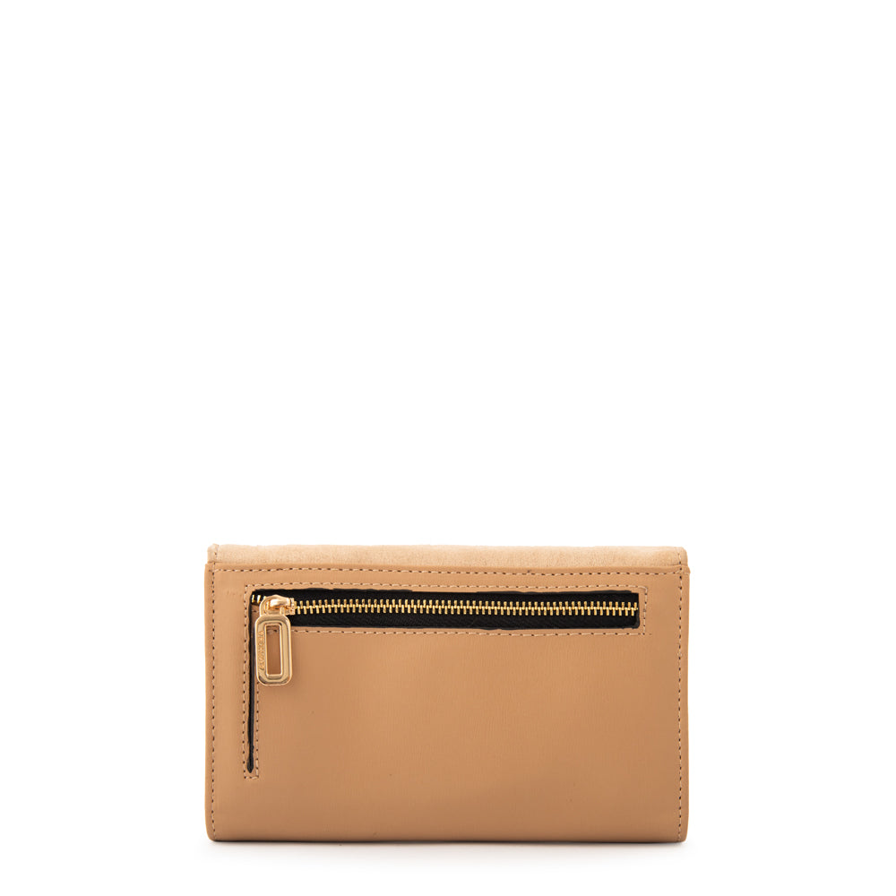 Billetera maggie mediana beige