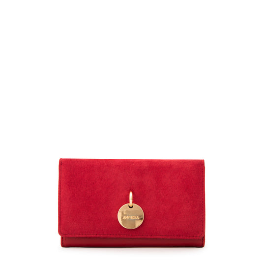 Billetera maggie pequeña rojo