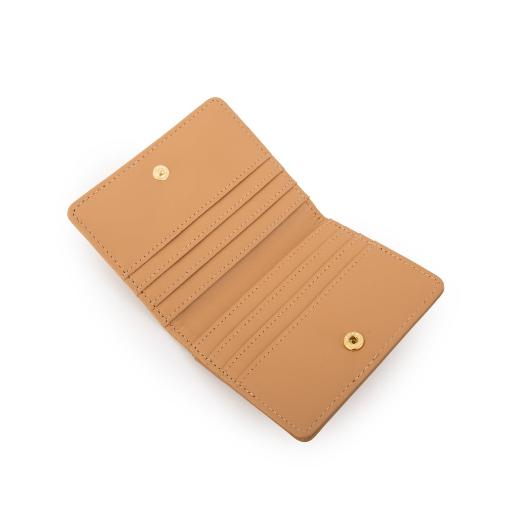 Tarjetero maggie pequeña beige