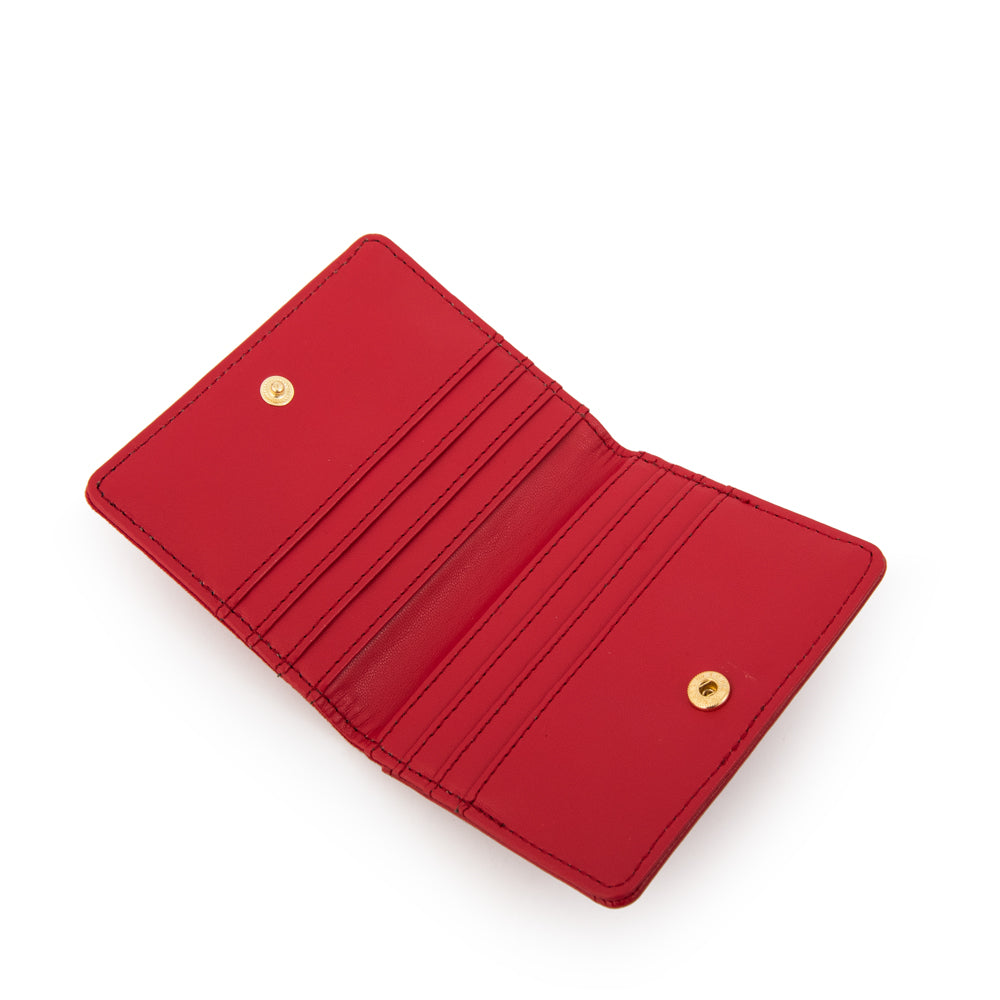 Tarjetero maggie pequeña rojo