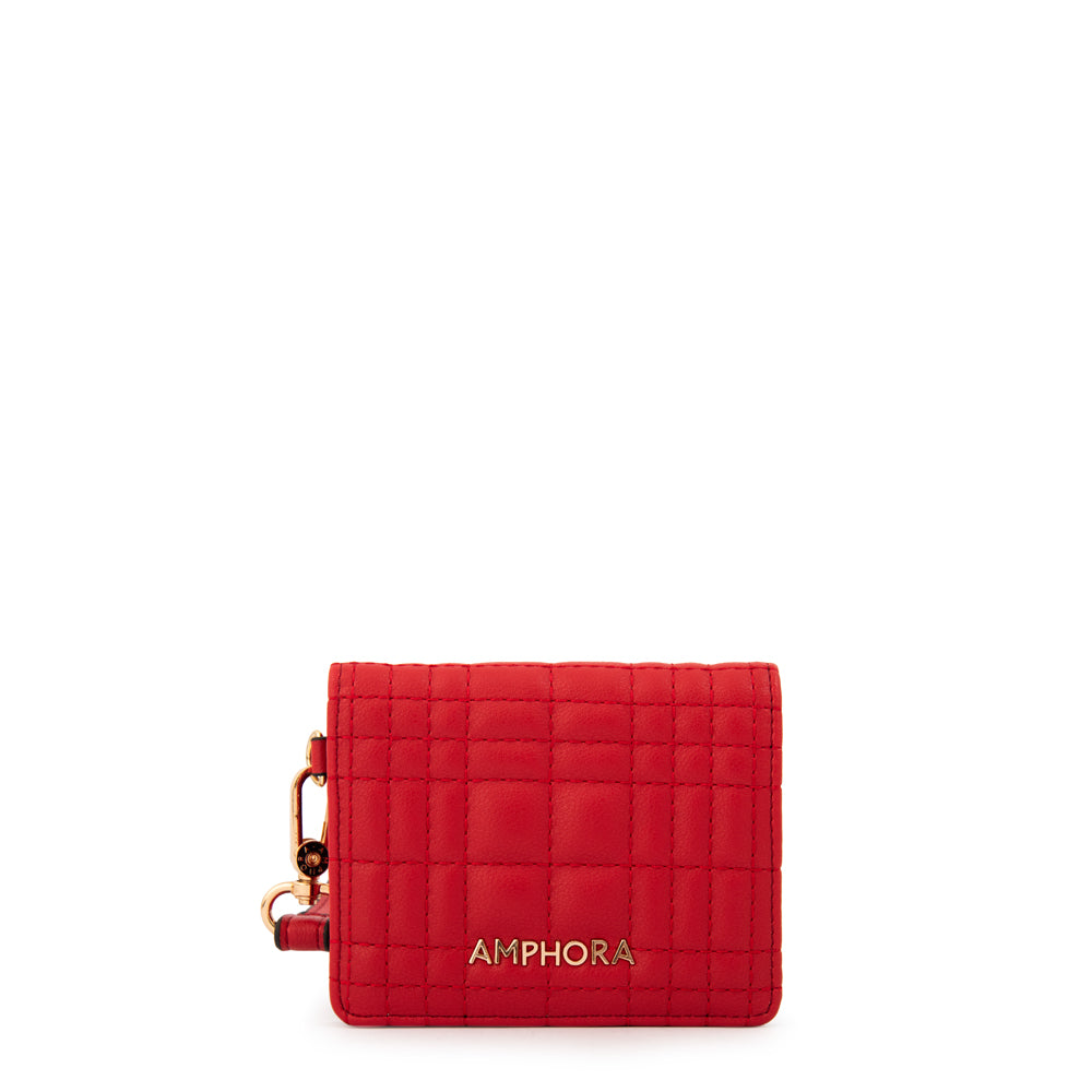 Tarjetero dolly pequeña rojo