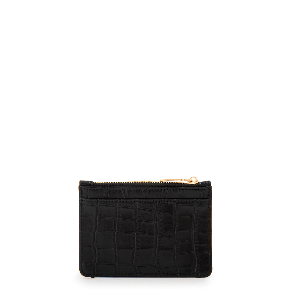 Billetera cierre exterior lupita pequeña negro