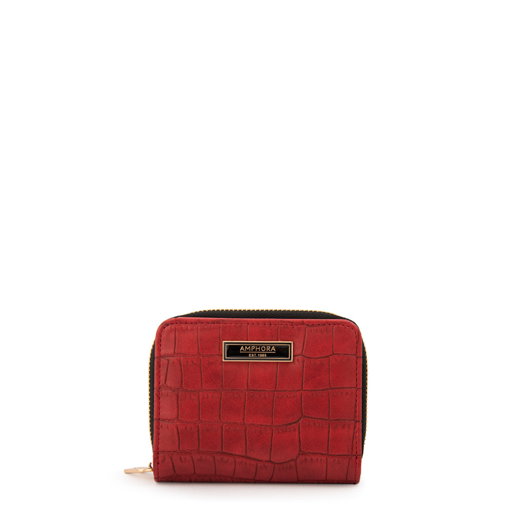 Billetera lupita mediana rojo