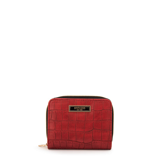 Billetera lupita mediana rojo