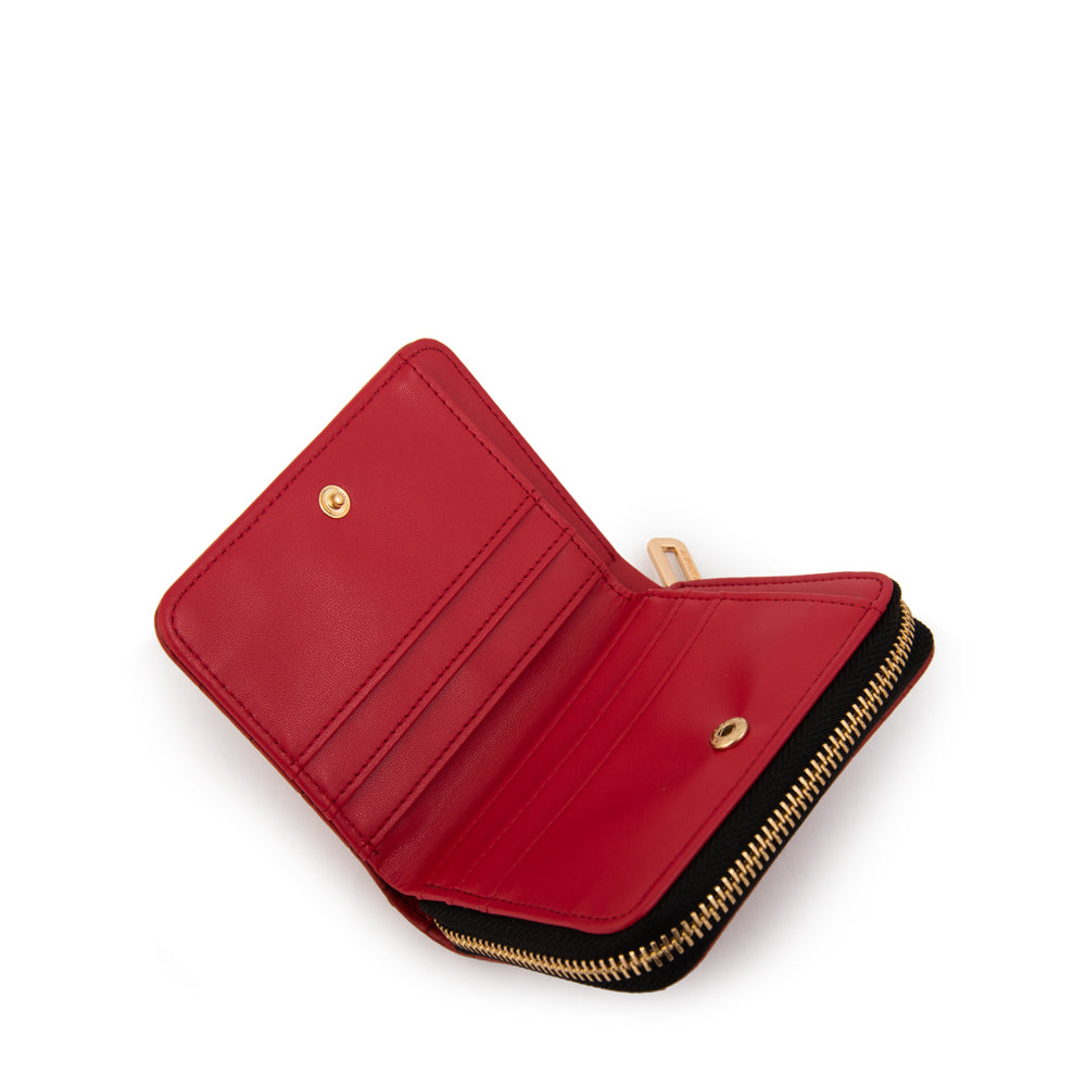 Billetera lupita mediana rojo