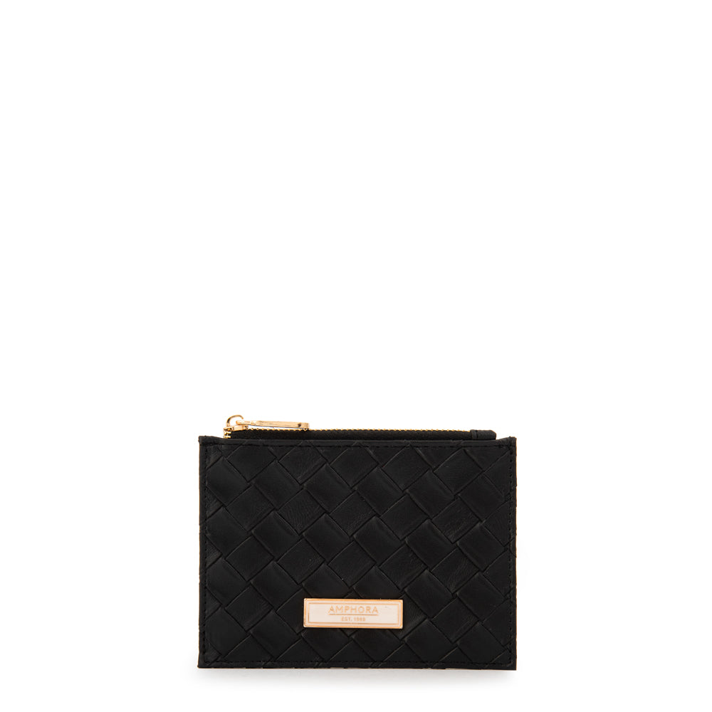 Monedero tarjetero paxi pequeña negro