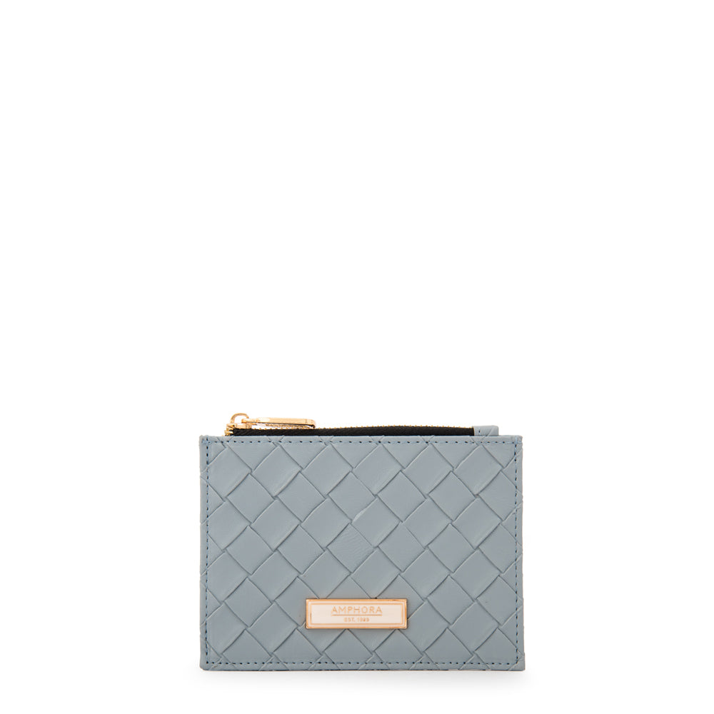 Monedero tarjetero paxi pequeña celeste