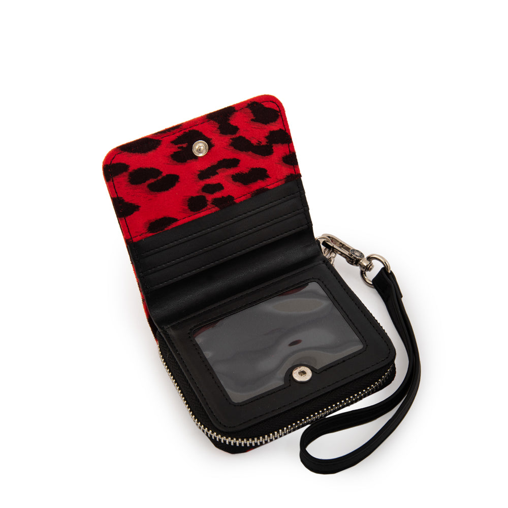 Billetera silvestra pequeña rojo
