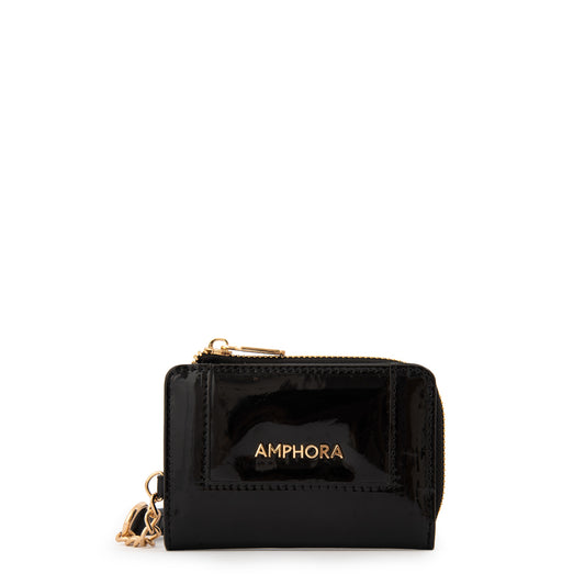 Billetera cristal pequeña negro