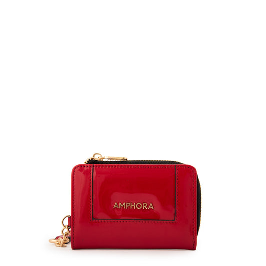 Billetera cristal pequeña rojo