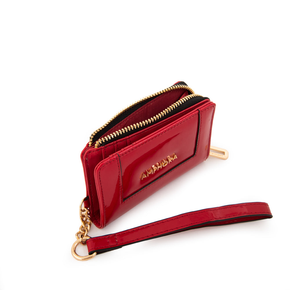 Billetera cristal pequeña rojo