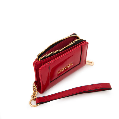 Billetera cristal pequeña rojo