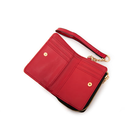 Billetera cristal pequeña rojo