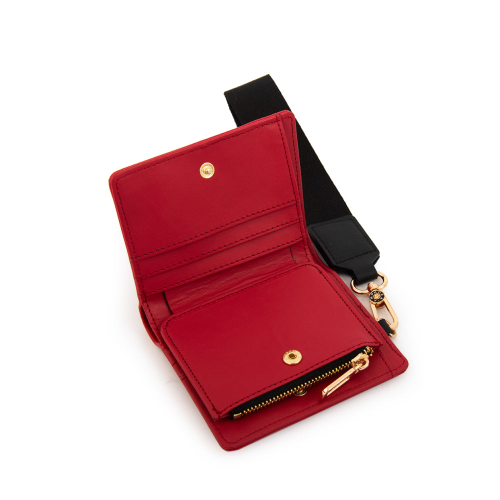 Billetera lullaby pequeña rojo