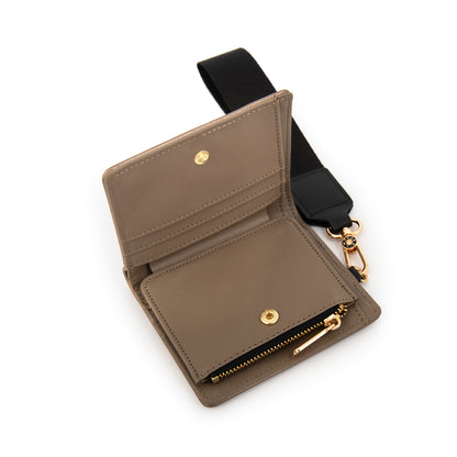 Billetera lullaby pequeña plateado oscuro