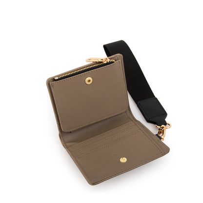 Billetera lullaby pequeña plateado oscuro