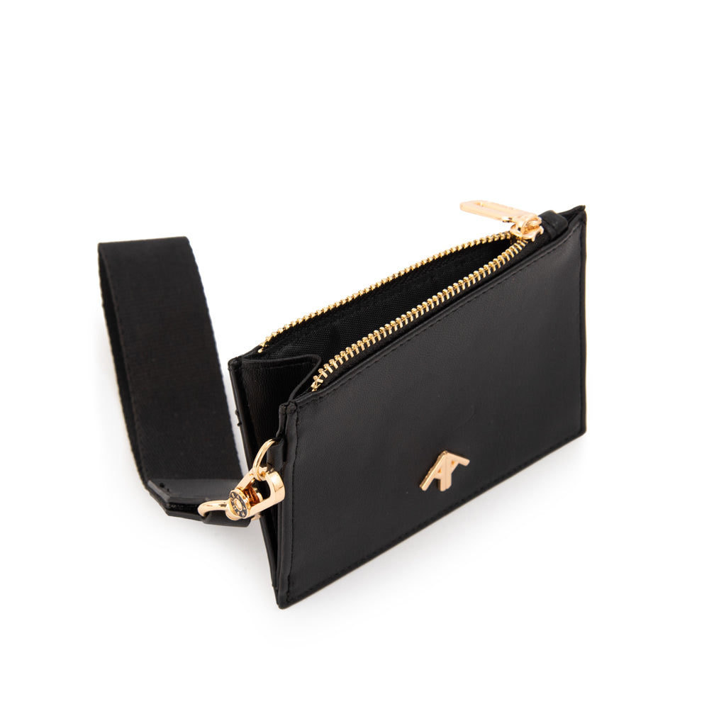 Monedero tarjetero lullaby pequeña negro