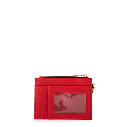 Monedero tarjetero lullaby pequeña rojo