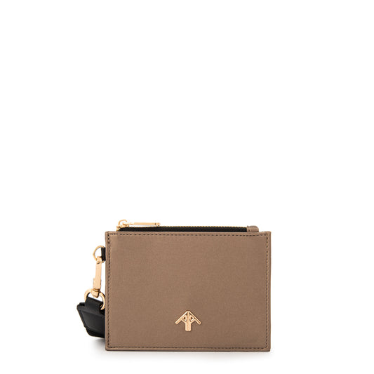 Monedero tarjetero lullaby pequeña plateado oscuro