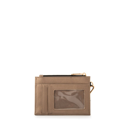 Monedero tarjetero lullaby pequeña plateado oscuro