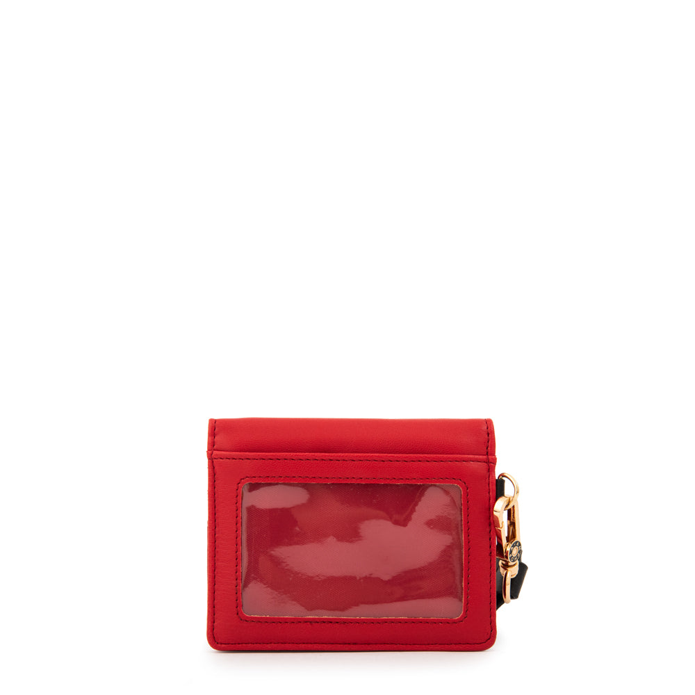 Tarjetero lullaby pequeña rojo