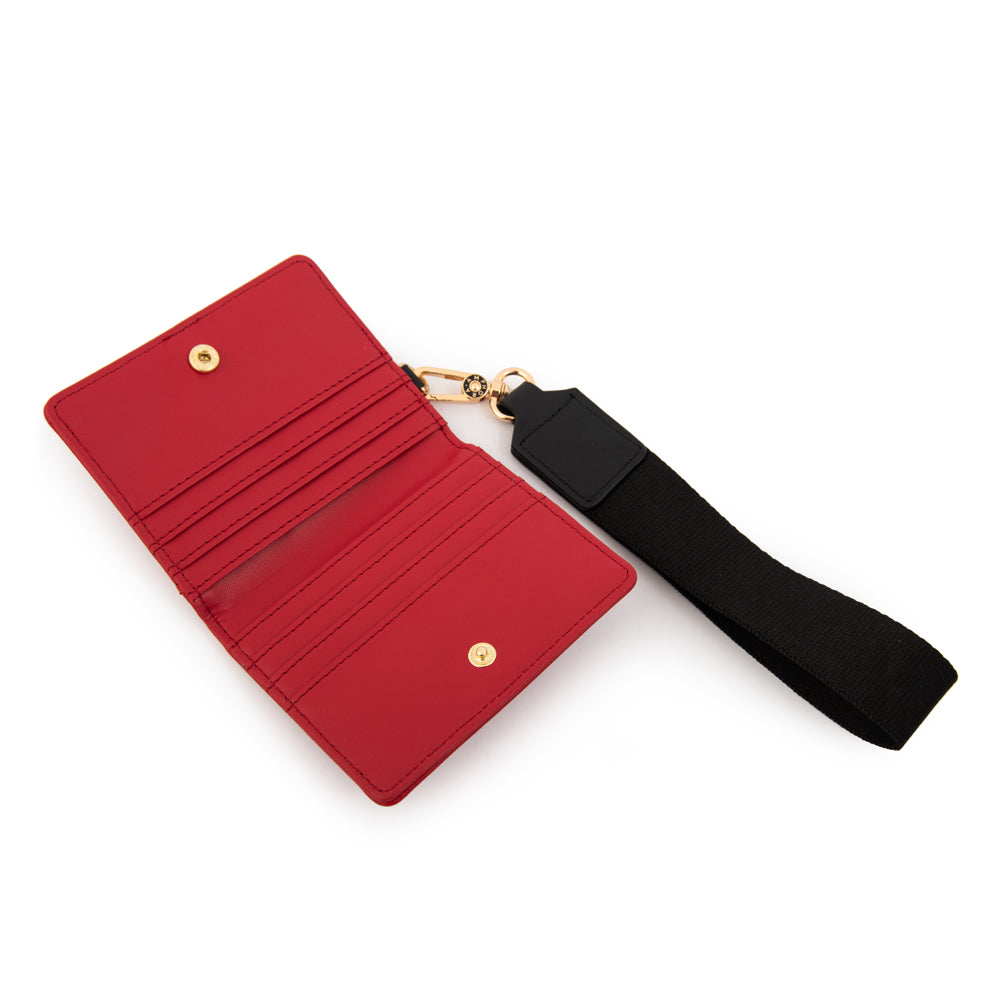 Tarjetero lullaby pequeña rojo