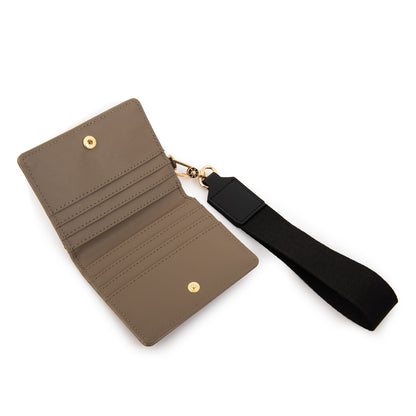 Tarjetero lullaby pequeña plateado oscuro