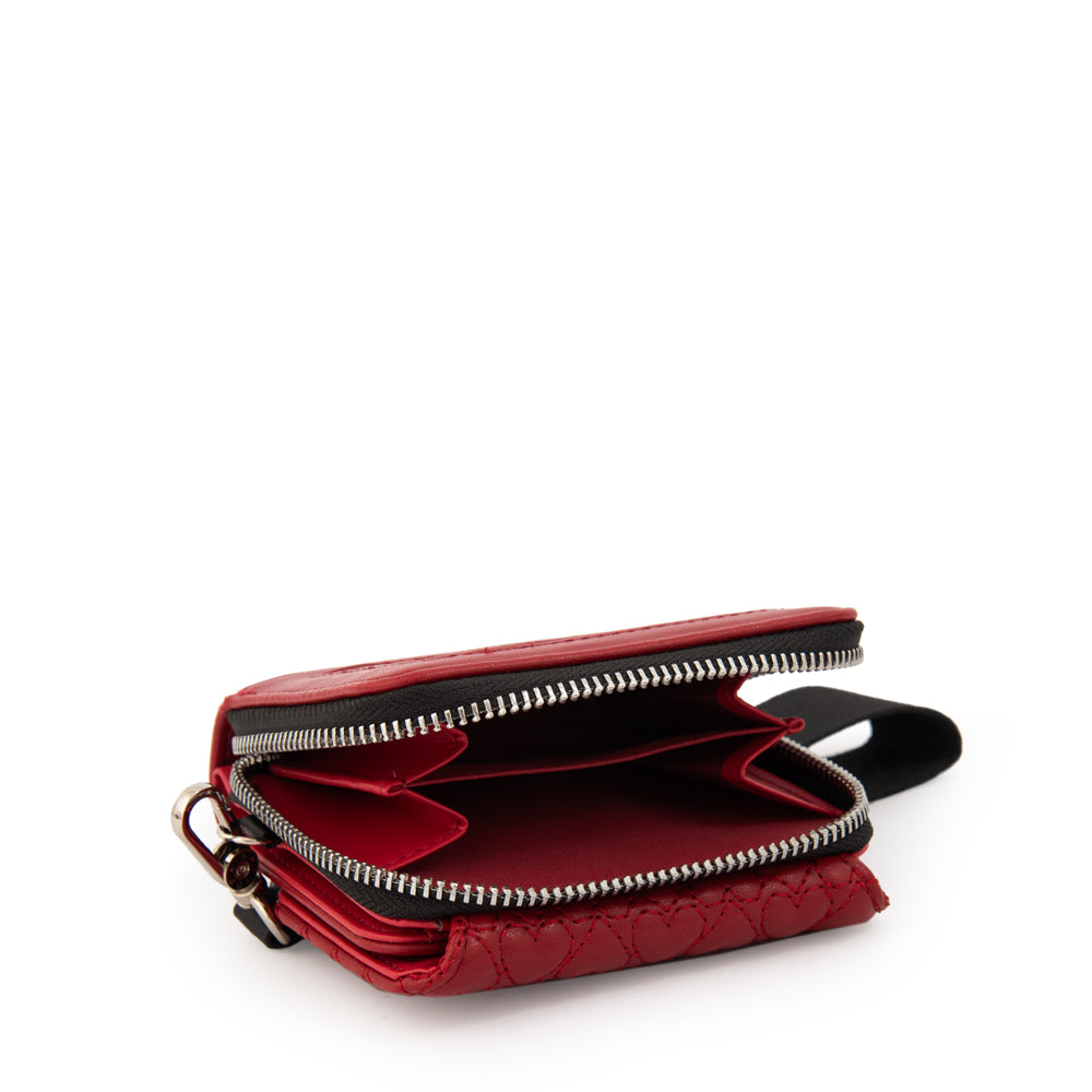 Billetera miryam pequeña rojo