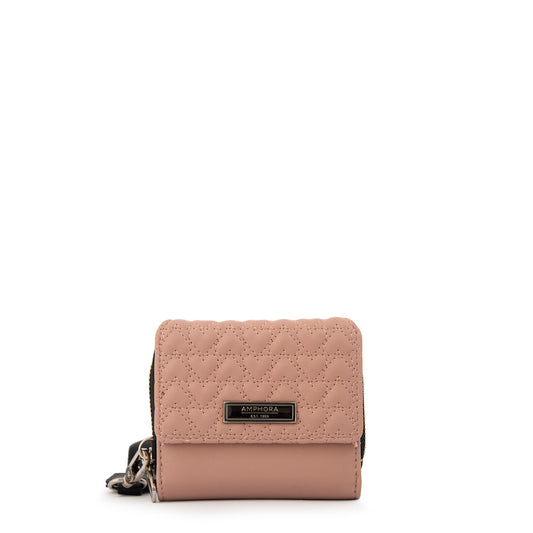 Billetera miryam pequeña rosa viejo