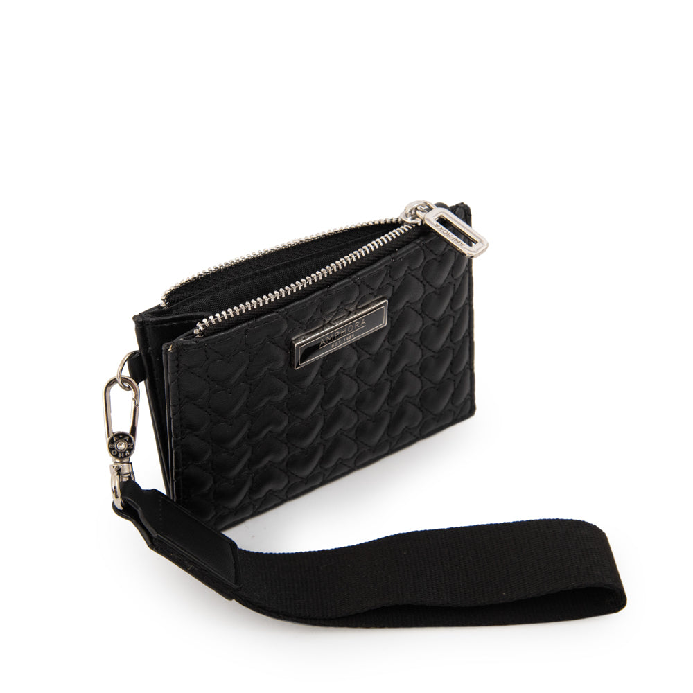 Monedero tarjetero miryam pequeña negro