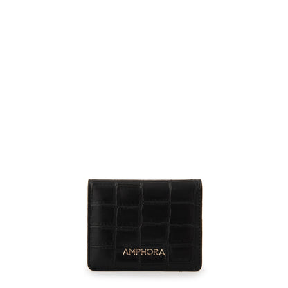 Tarjetero dual pequeña negro