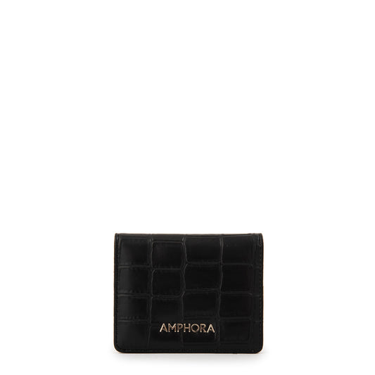 Tarjetero dual pequeña negro