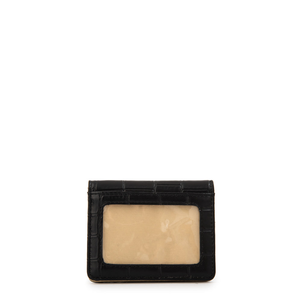 Tarjetero dual pequeña negro