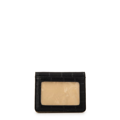 Tarjetero dual pequeña negro