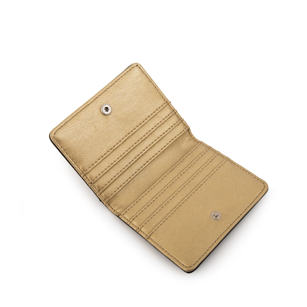 Tarjetero dual pequeña negro