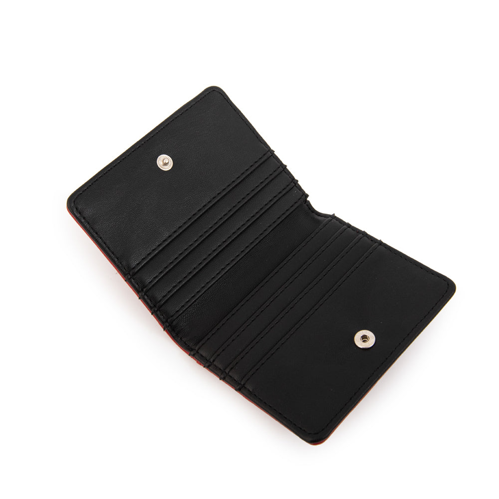 Tarjetero dual pequeña rojo